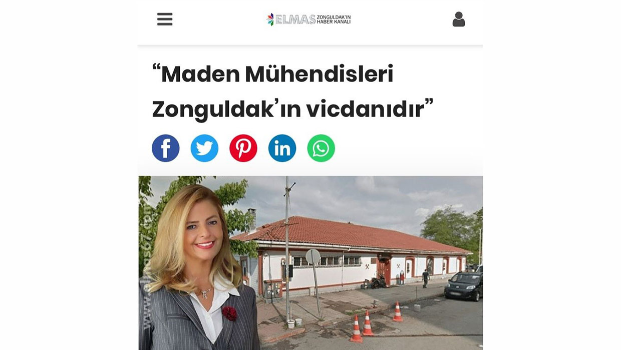 CUMHURİYET GAZETESİ YAZARI MADEN MÜHENDİSLERİ ODASI ZONGULDAK’IN VİCDANIDIR DEDİ