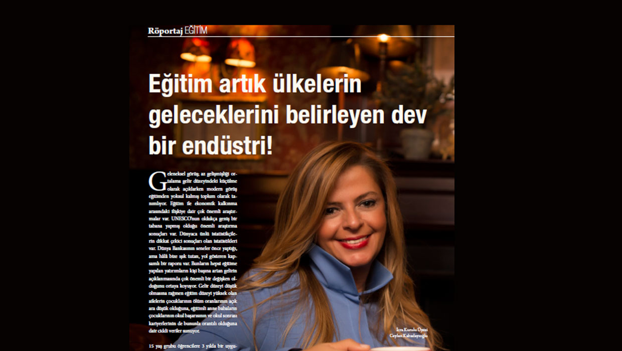 CEYLAN ADANALI KABADAYIOĞLU'NDAN EĞİTİM ÜZERİNE