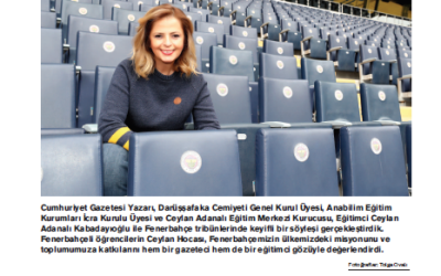 CEYLAN ADANALI KABADAYIOĞLU FENERBAHÇE DERGİSİNDE - 1